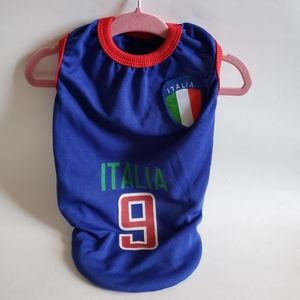 Italy National Football Team gli Azzurri Jersey for Dogs - Soccer Italia